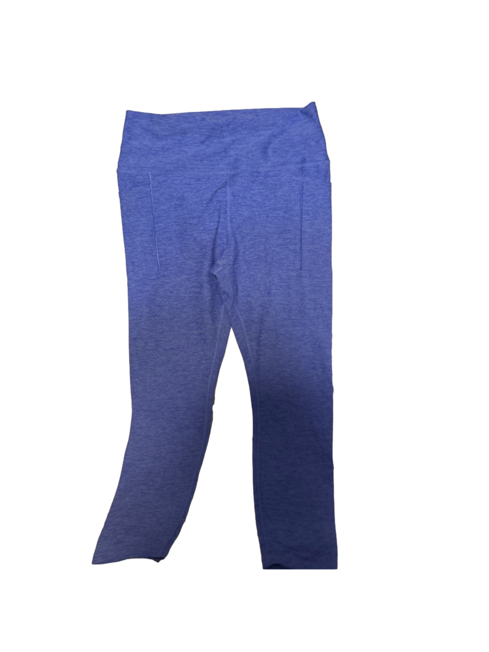 Athletic Works Brand Blue poly/spandex leggings SZ XL 16/18 leg/waist pocket